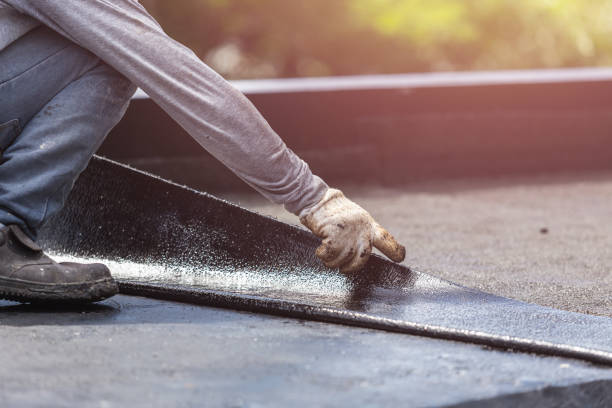 Professional Vapor Barrier Installation technician working in Birmingham, MI